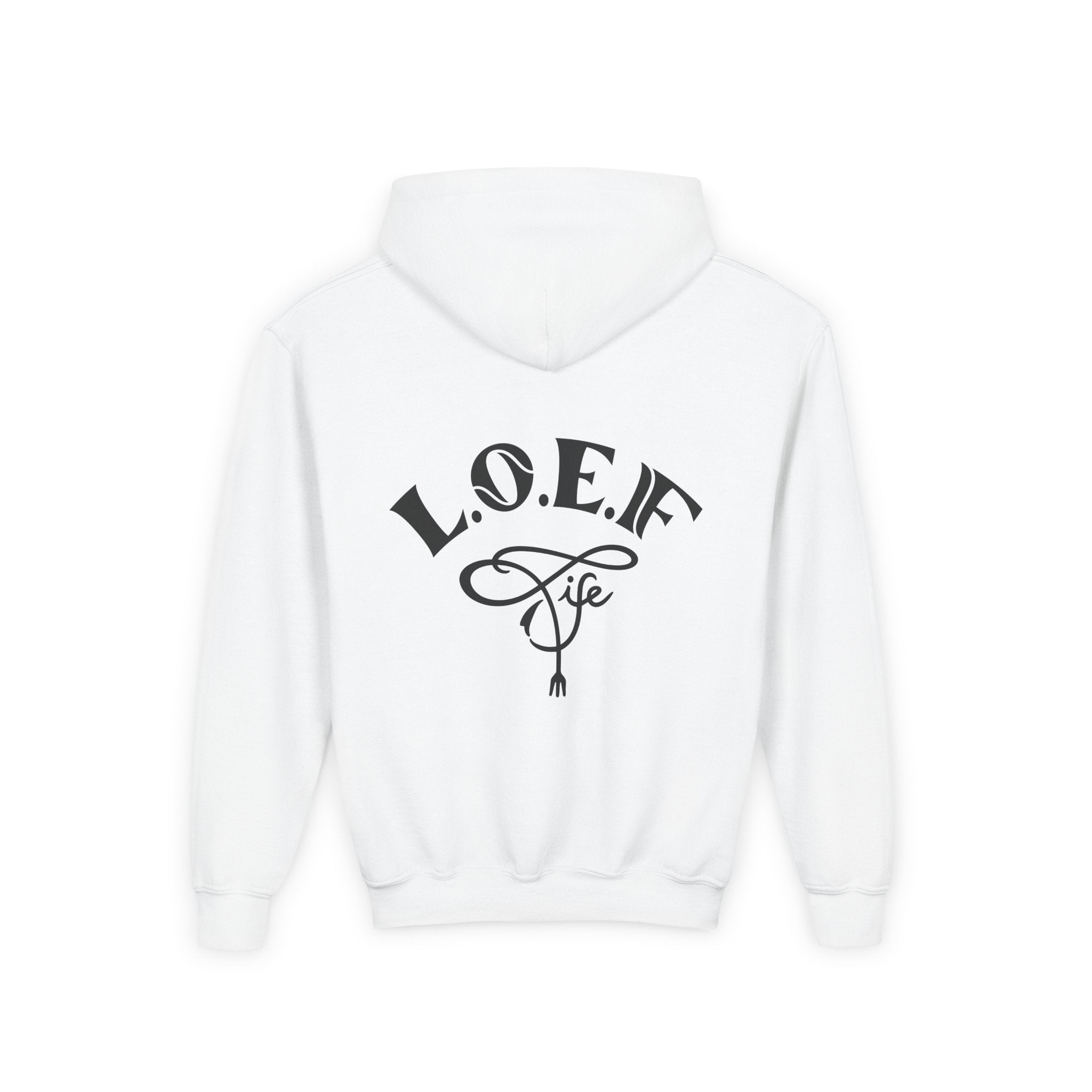 L.O.E.F Foodie 4Life Young Hoodie (Fuchsia)