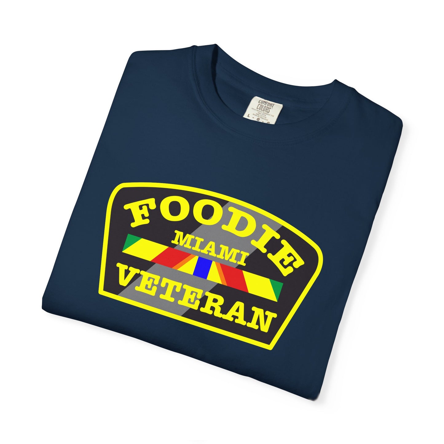L.O.E.F Foodie Veteran MIAMI Unisex Tee Shirt (Yellow)