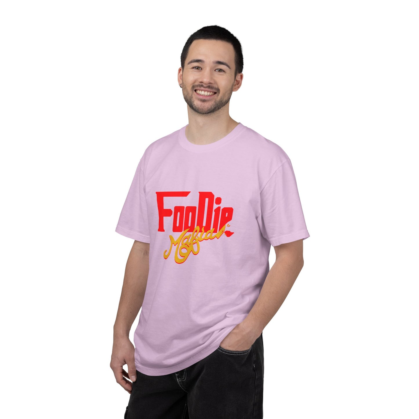 L.O.E.F Red Foodie Mafia Unisex Tee Shirt (Gold)