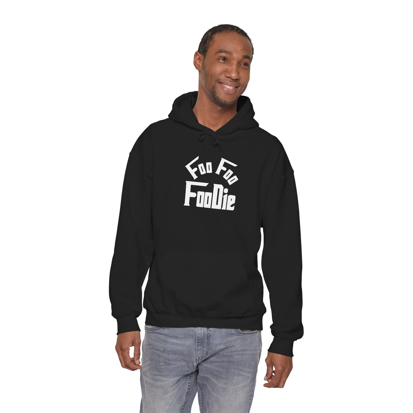 L.O.E.F Unisex Hooded Sweatshirt (White)