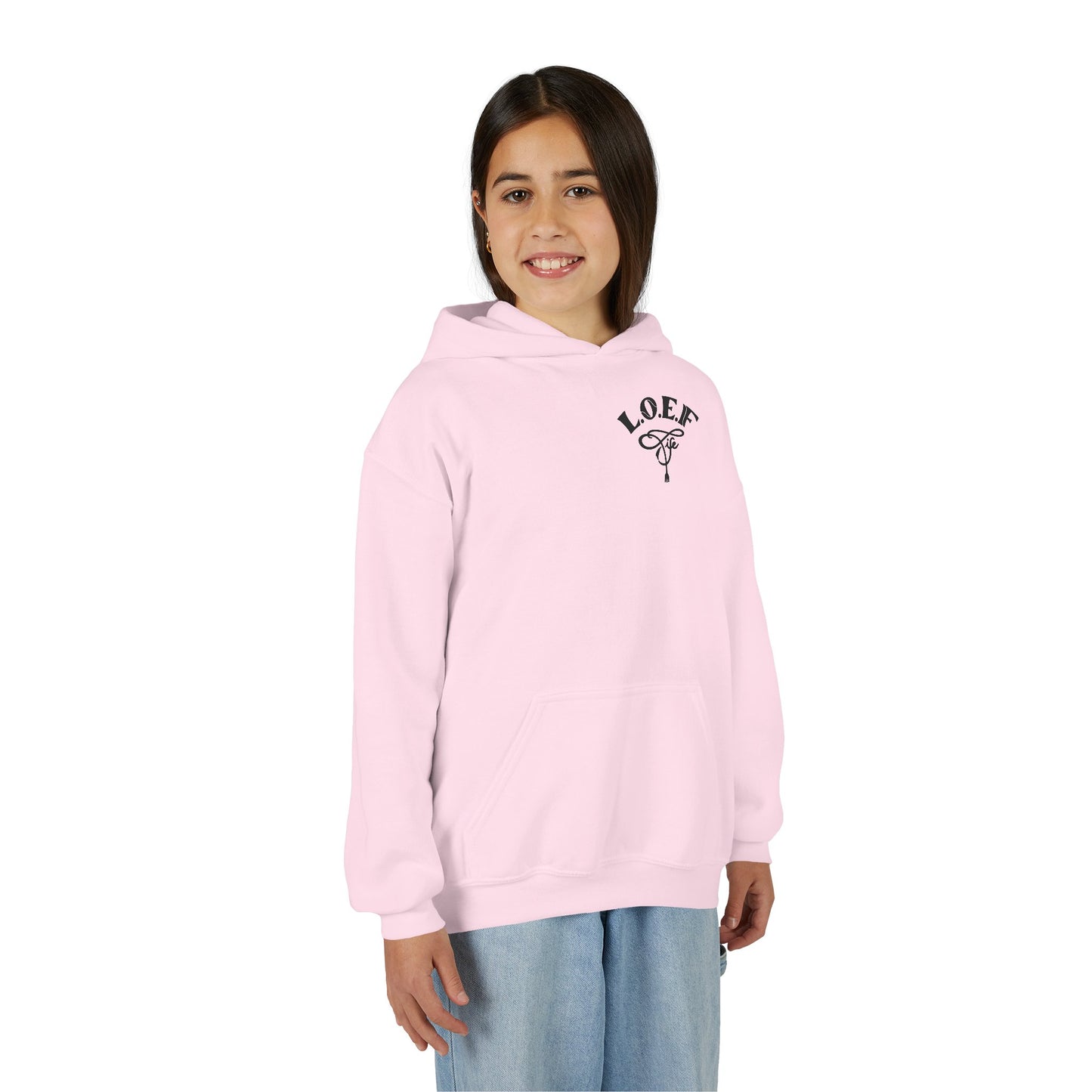 L.O.E.F Foodie 4Life Young Hoodie (Fiery Red)