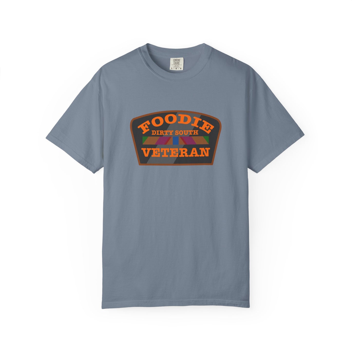 L.O.E.F Foodie Veteran DIRTY SOUTH Unisex Tee Shirt (Orange)