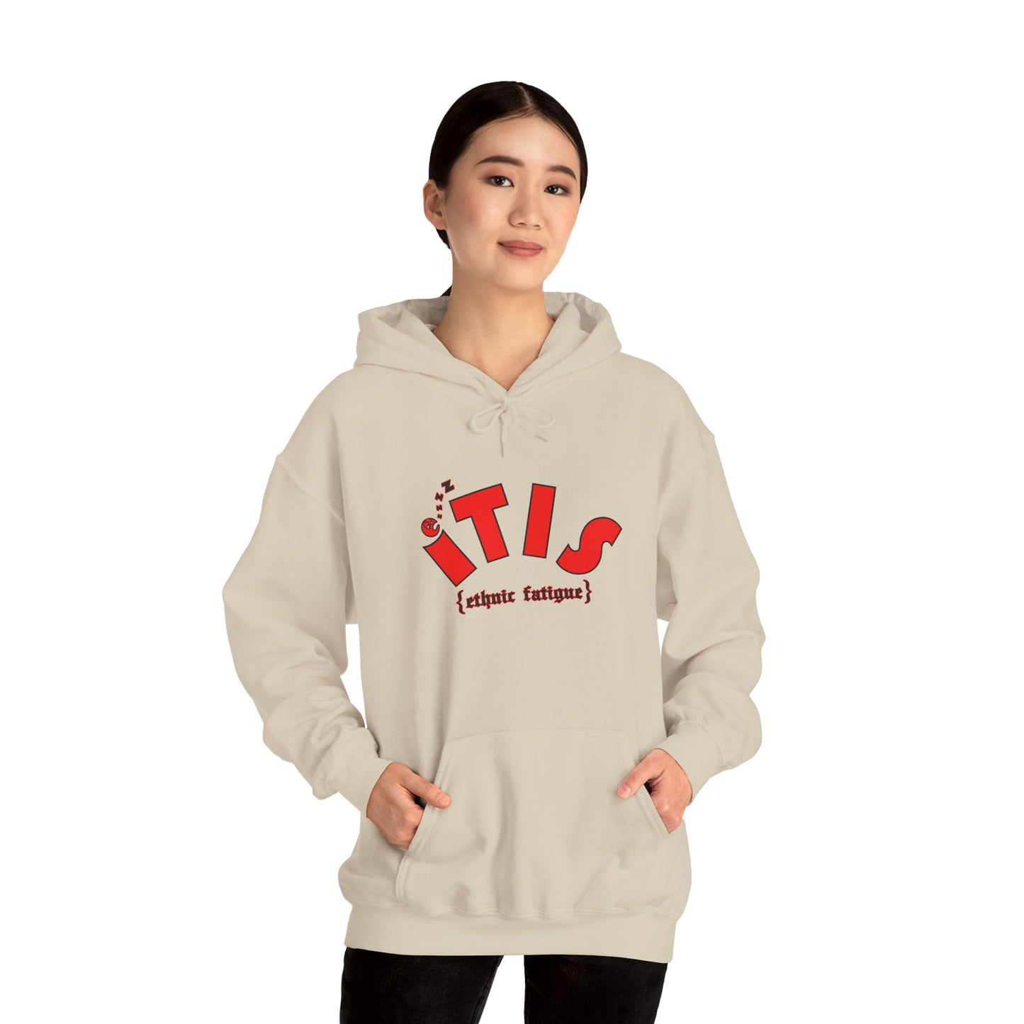 L.O.E.F ITIS Unisex Hooded Sweatshirt (Red)
