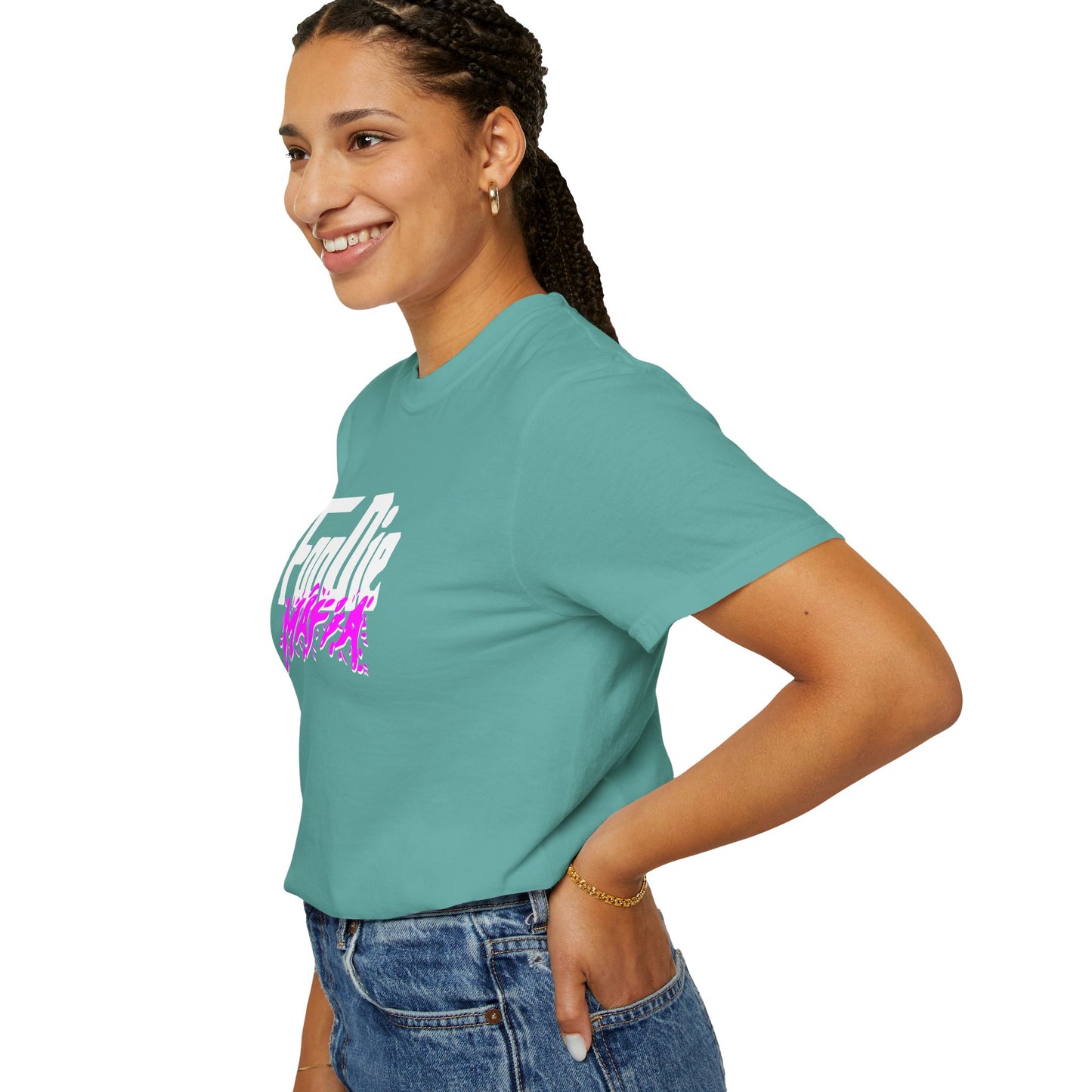 L.O.E.F Foodie Mafia Unisex Tee Shirt  (Purple)