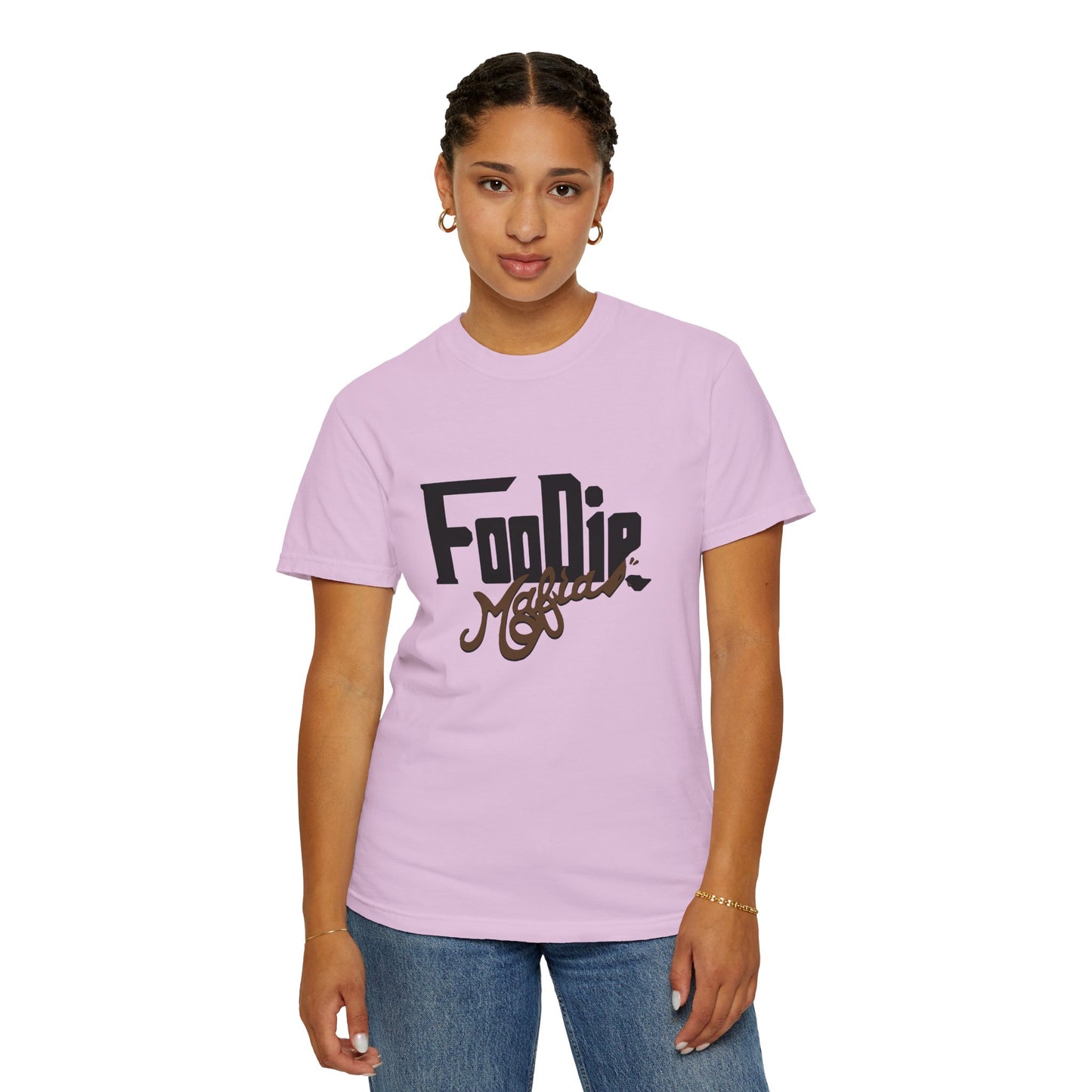L.O.E.F Foodie Mafia Unisex Tee shirt (Dark Brown)