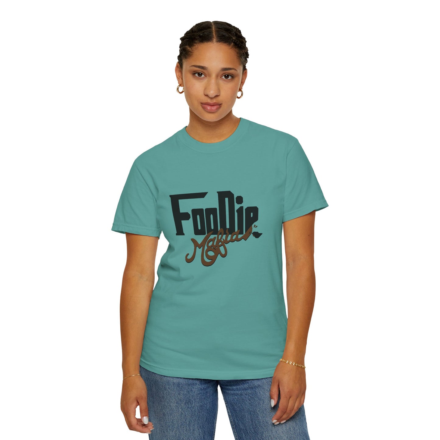 L.O.E.F Foodie Mafia Unisex Tee shirt (Dark Brown)