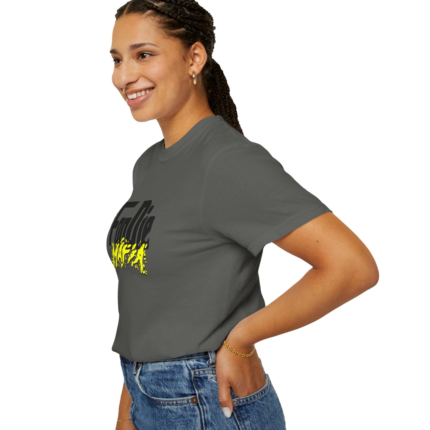 L.O.E.F Foodie Mafia Unisex Tee Shirt (Bright Yellow)