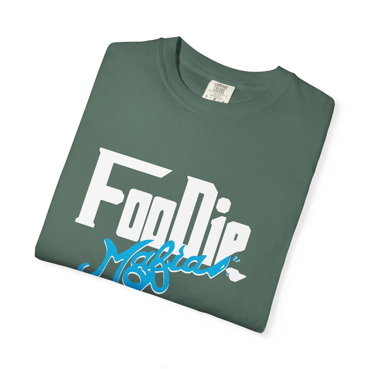 L.O.E.F White Foodie Mafia Unisex Tee Shirt  (Apricot)