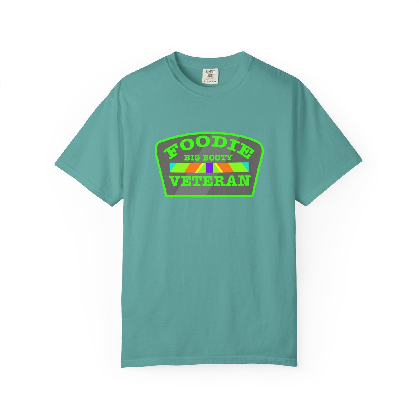 L.O.E.F Foodie Veteran BIG BOOTY Unisex Tee Shirt (Green)