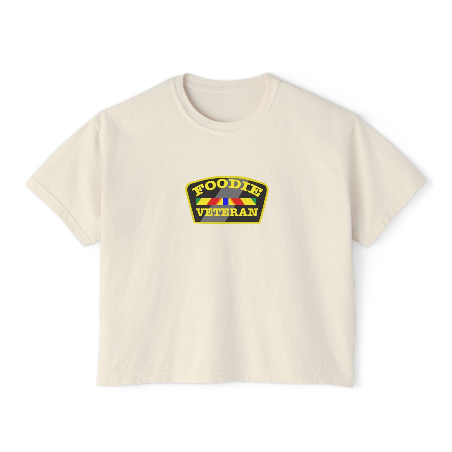 L.O.E.F Foodie Veteran Women Boxy Tee