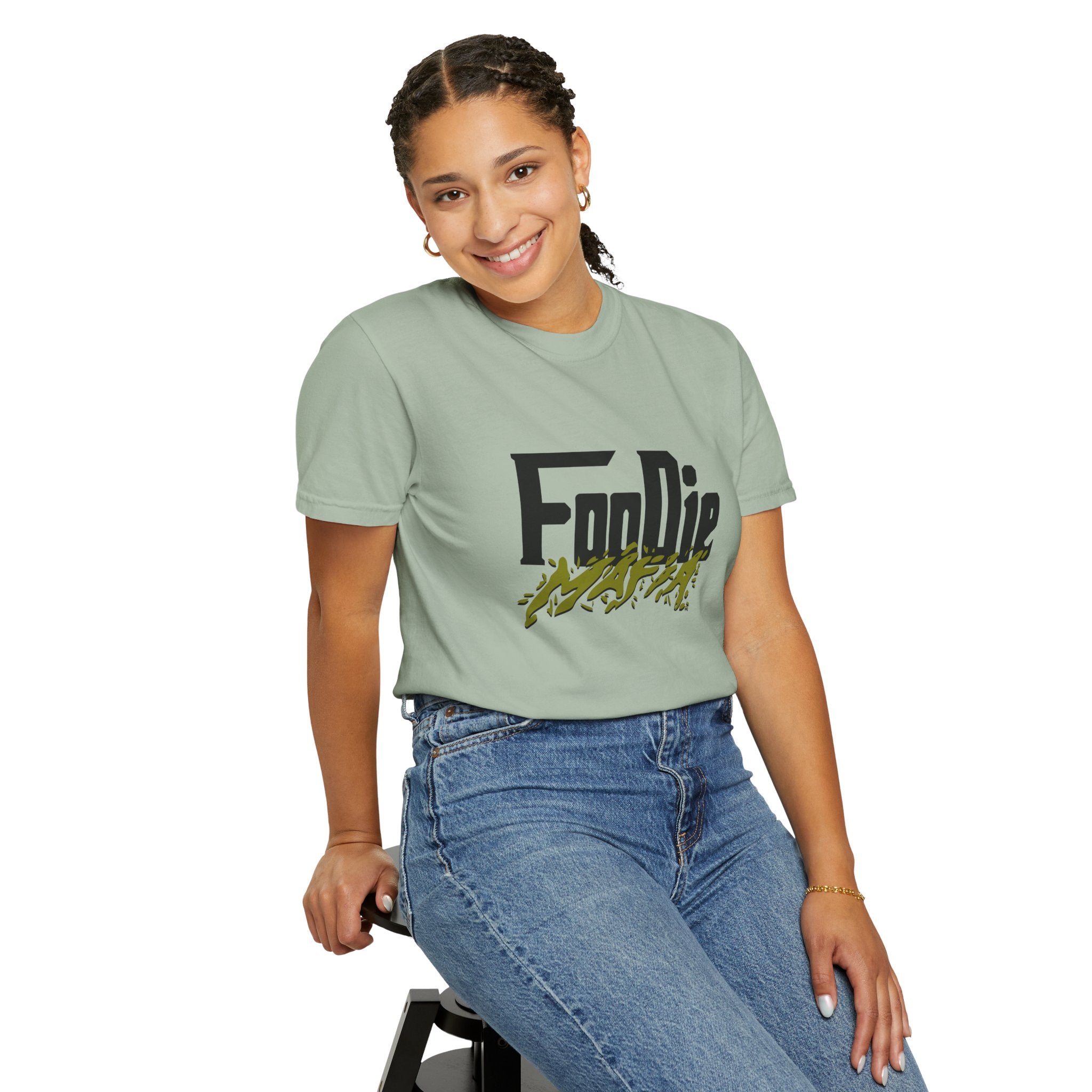 L.O.E.F Foodie Mafia Tee Shirt (Olive Green)