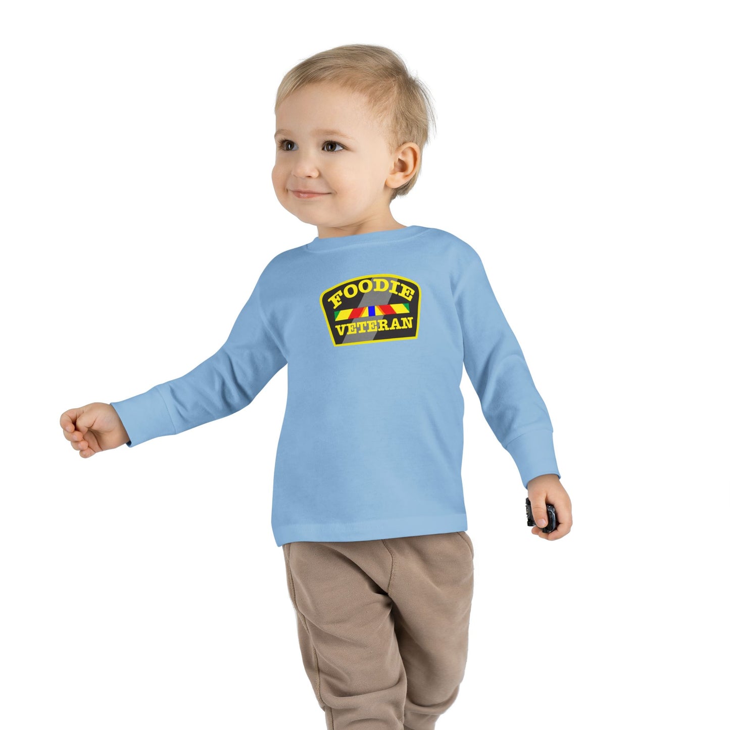 L.O.E.F Foodie Veteran Toddler Long Sleeve Tee