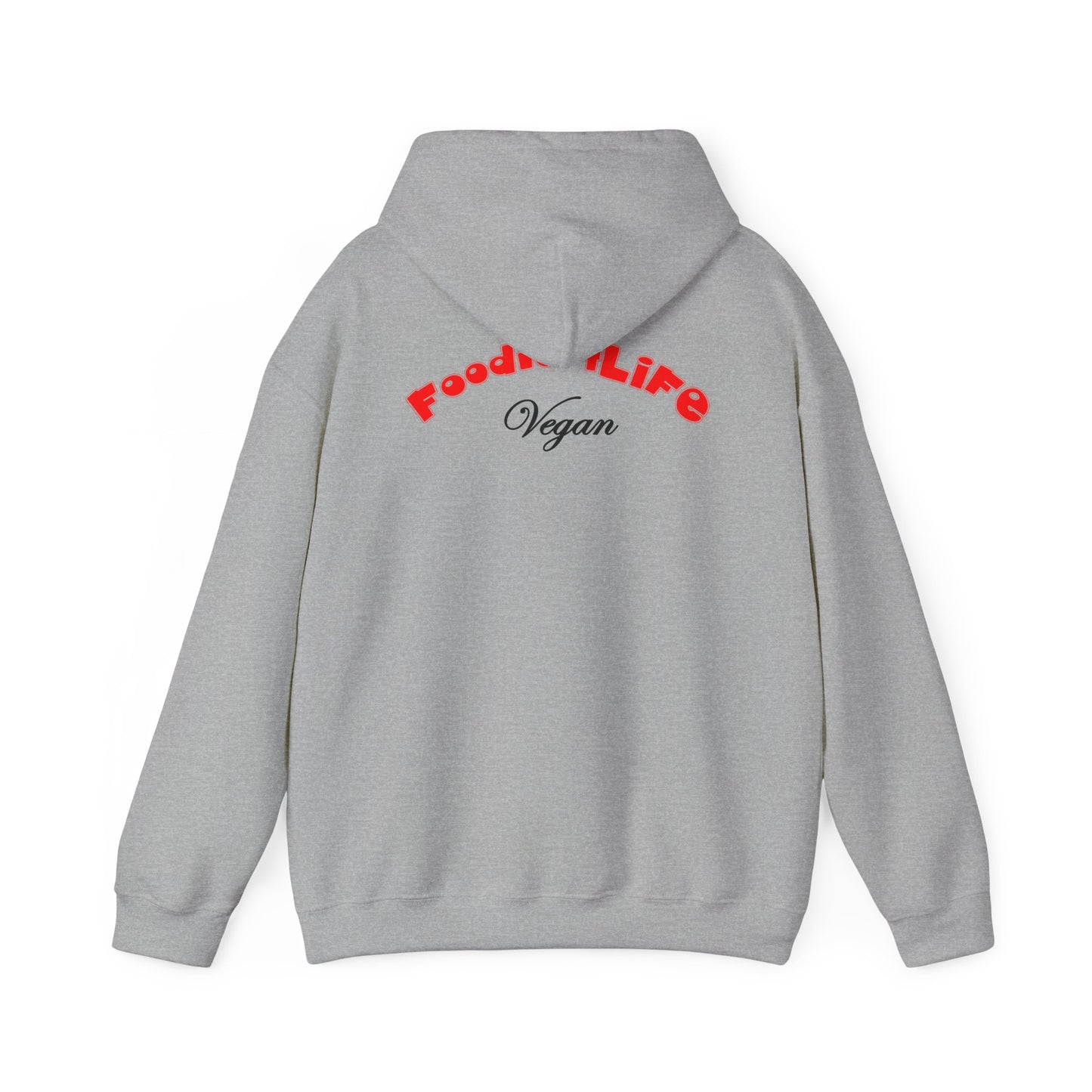 L.O.E.F Foodie 4Life Vegan Hoodie (Fiery Red)