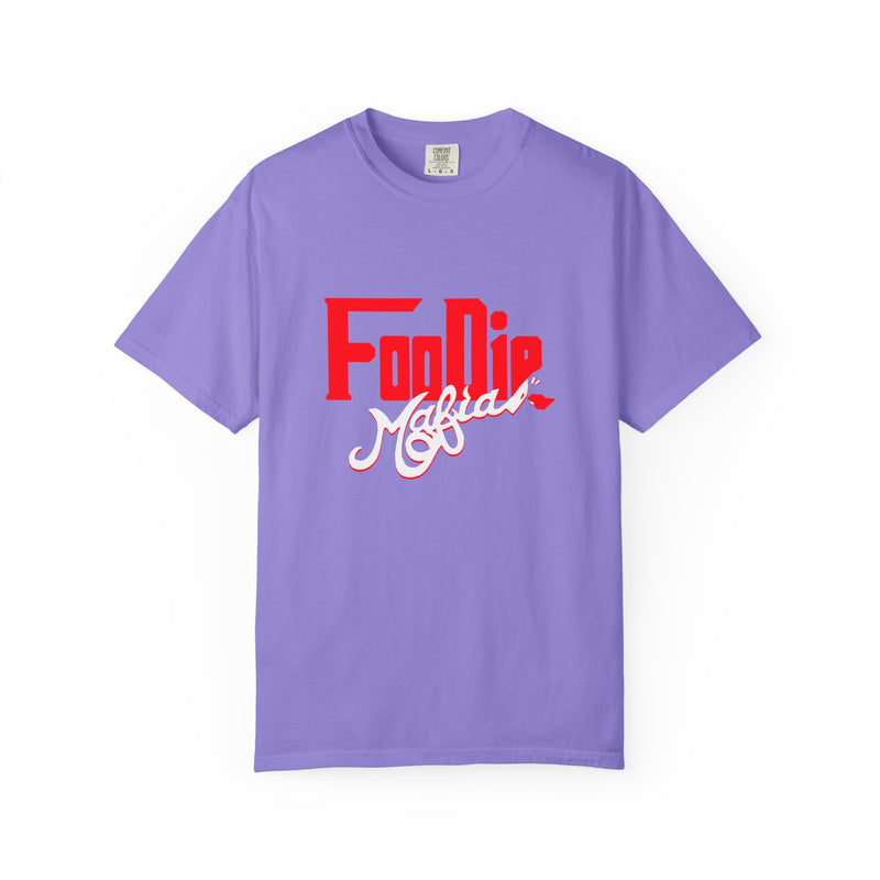 L.O.E.F Red Foodie Mafia Unisex Tee Shirt (White)
