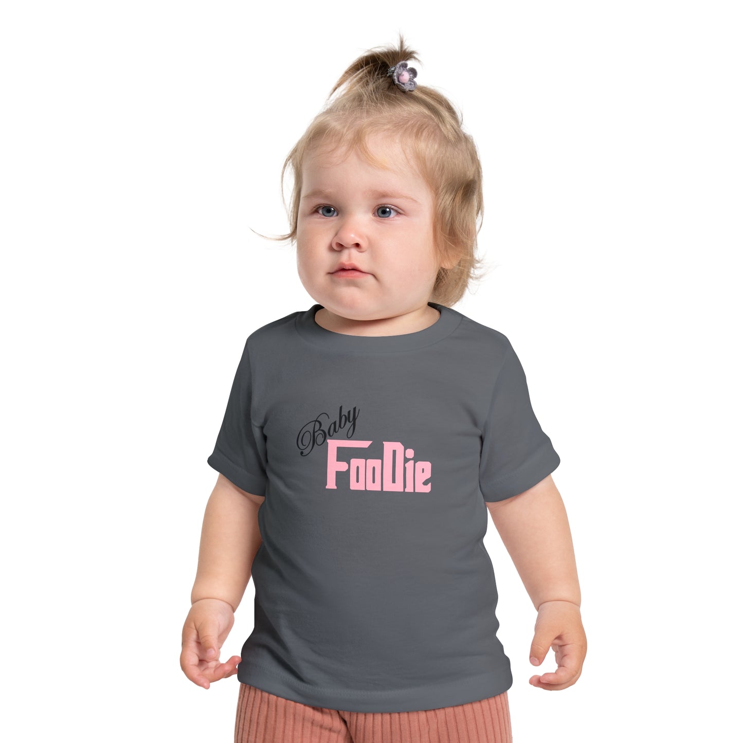 L.O.E.F Baby Foodie Toodler Tee Shirt (Soft Pink)