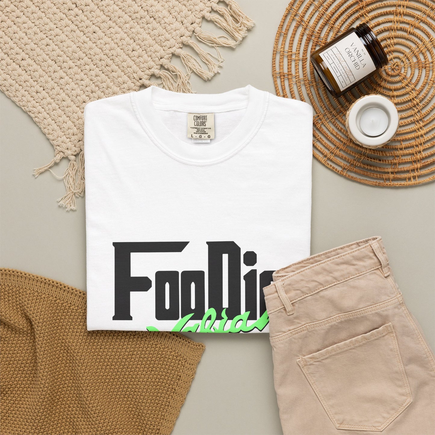 L.O.E.F Foodie Mafia Unisex Tee shirt (Mint Green)