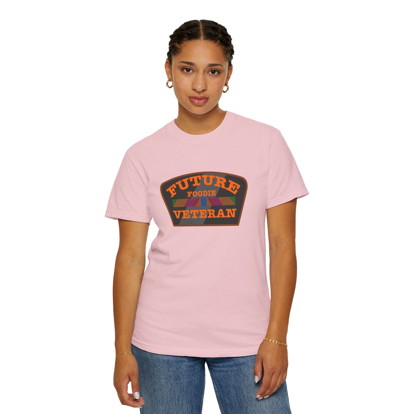 L.O.E.F Future Foodie Veteran Unisex Tee Shirt (Orange)