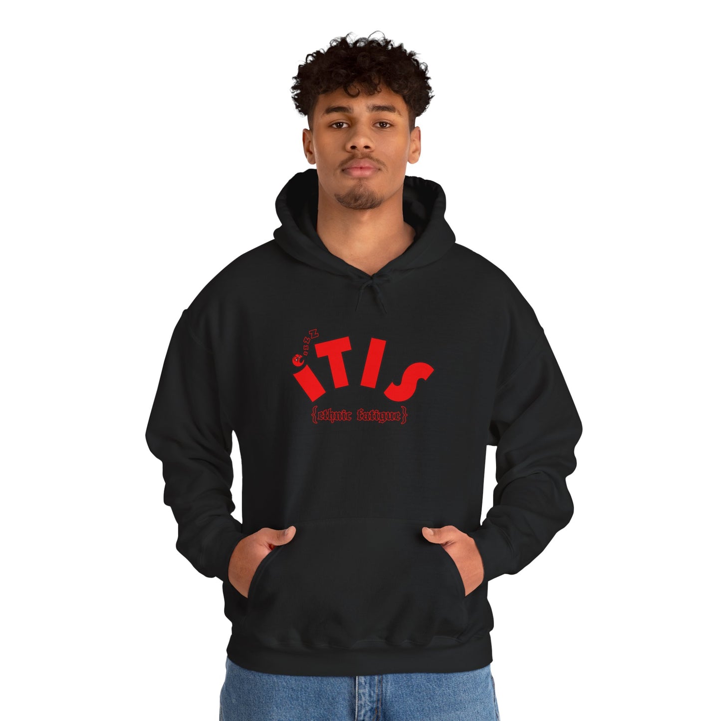 L.O.E.F ITIS Unisex Hooded Sweatshirt (Red)
