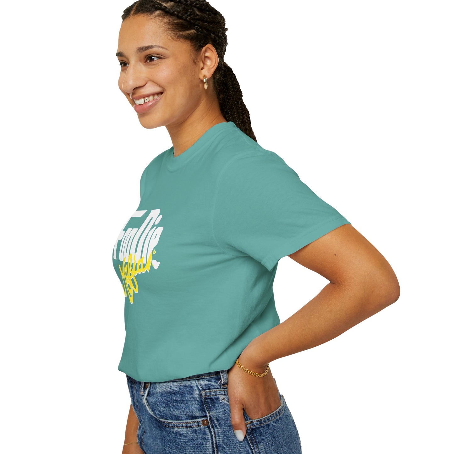 L.O.E.F Foodie Mafia Unisex Tee Shirt  (Yellow)