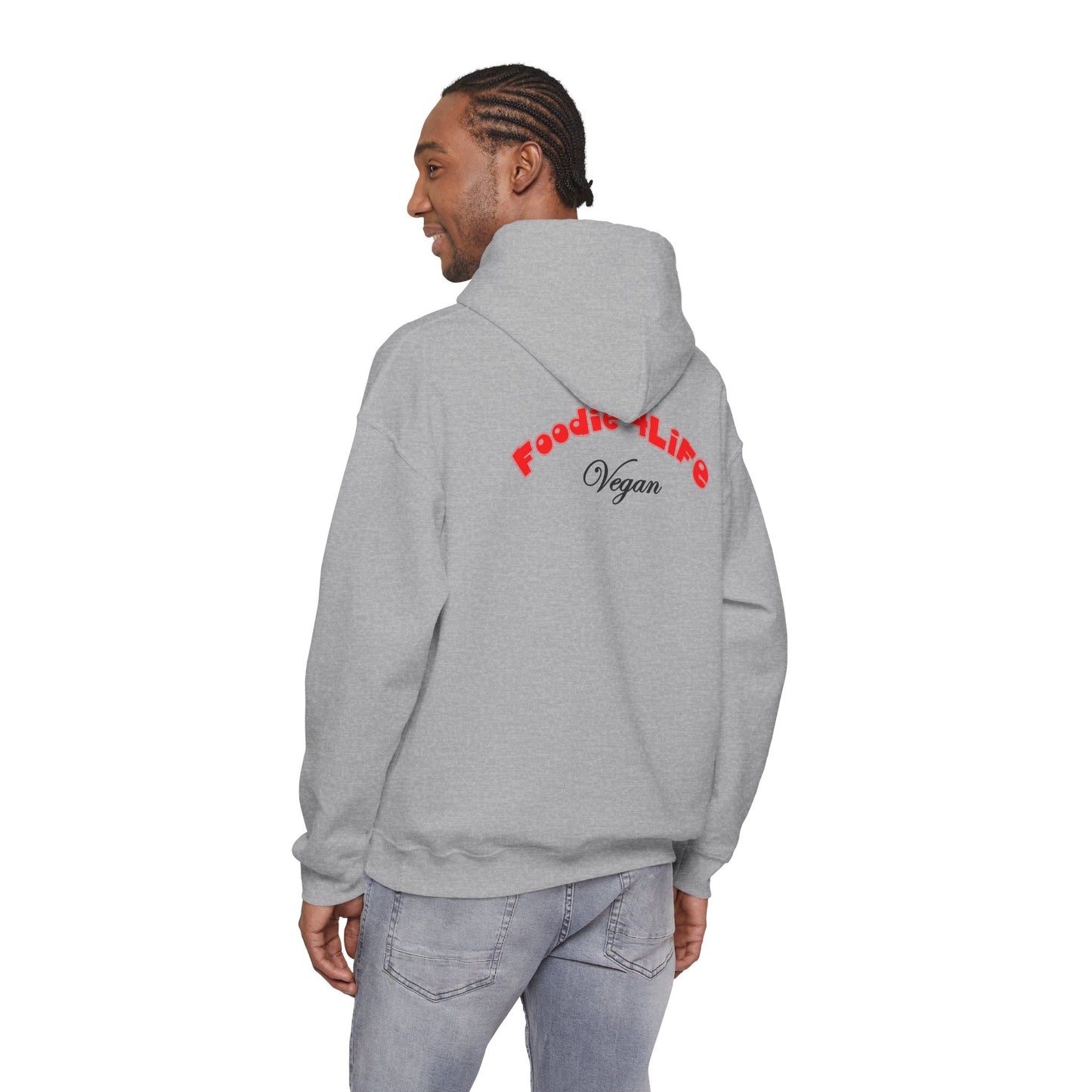 L.O.E.F Foodie 4Life Vegan Hoodie (Fiery Red)