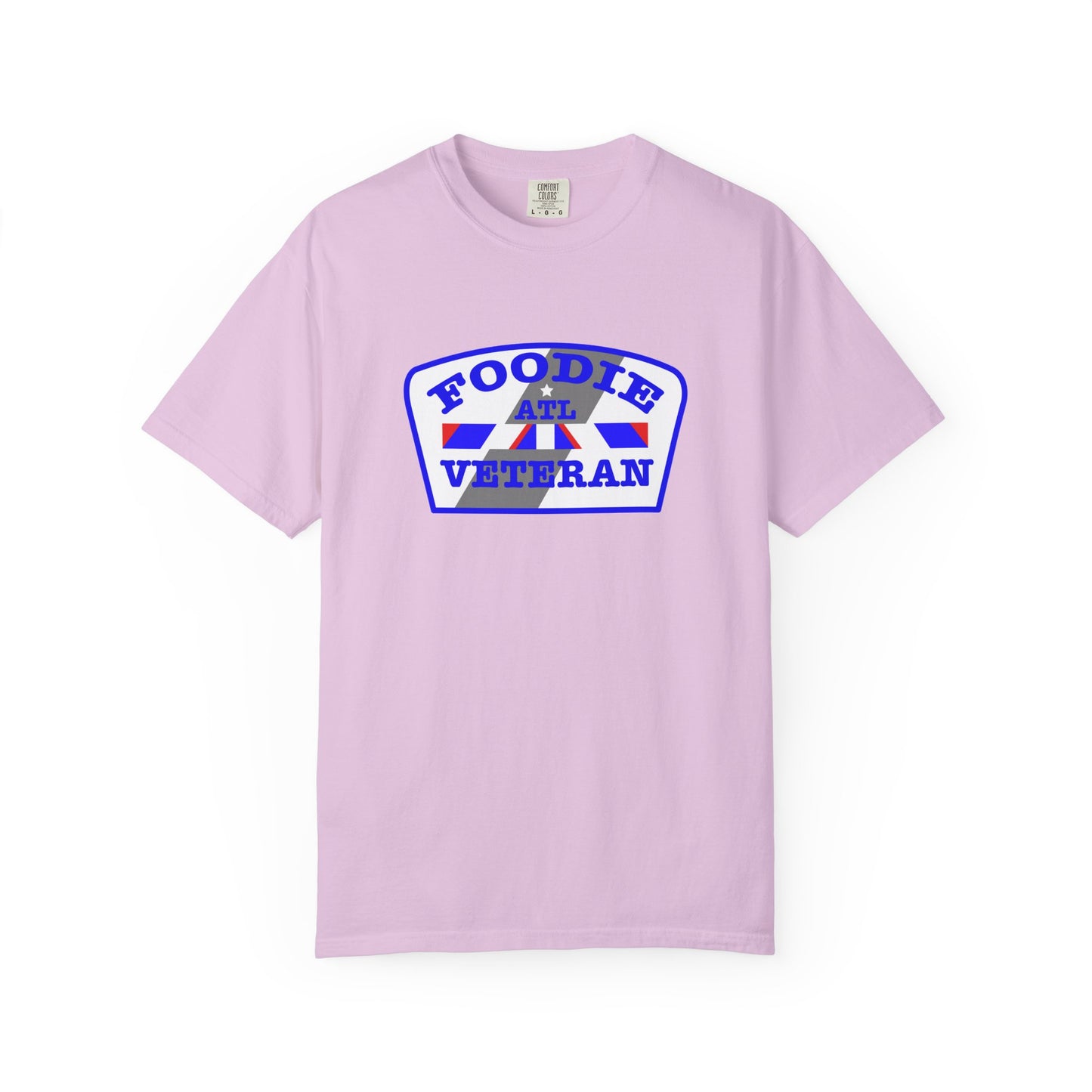L.O.E.F Foodie Veteran ATL Unisex Tee Shirt (Blue)