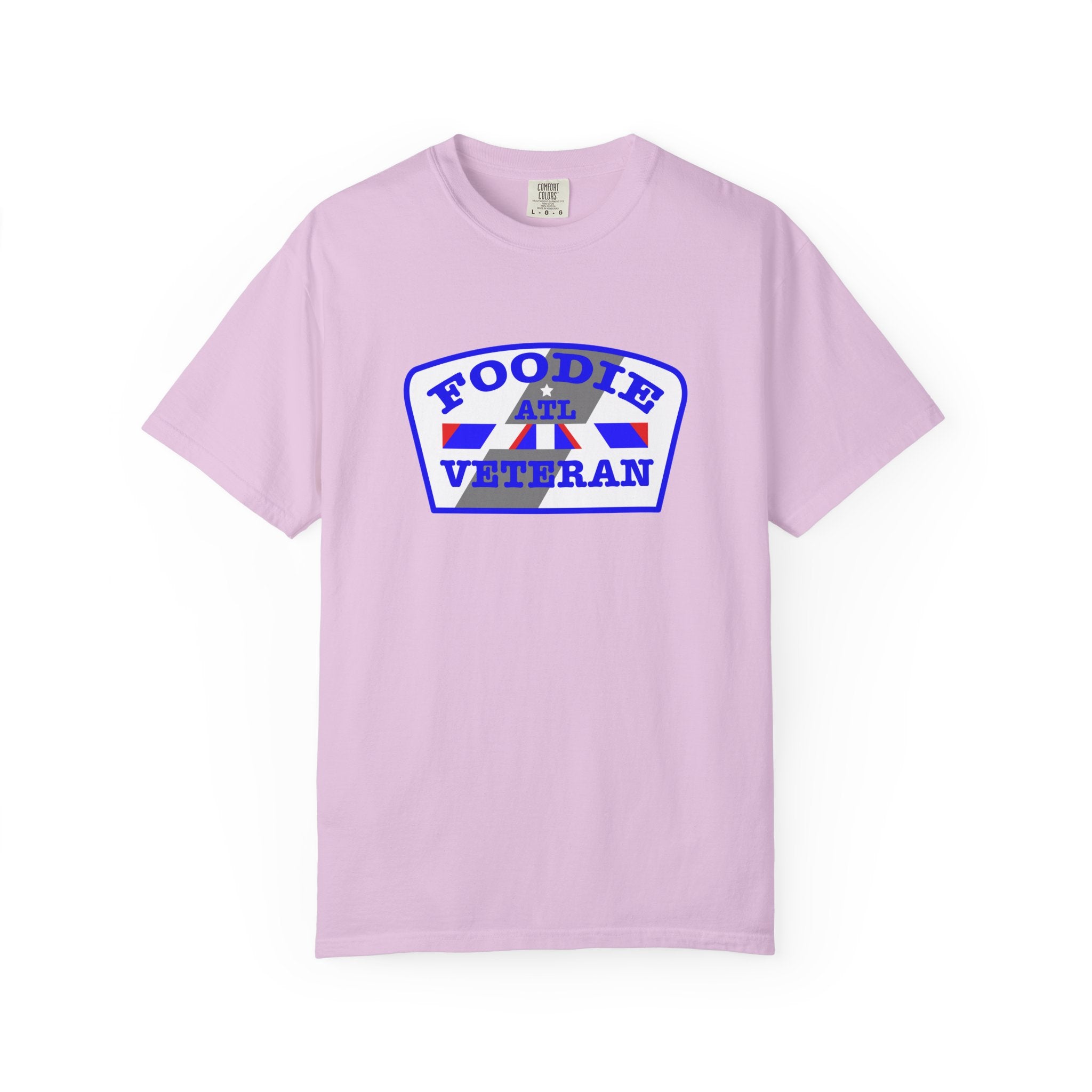 L.O.E.F Foodie Veteran ATL Unisex Tee Shirt (Blue)