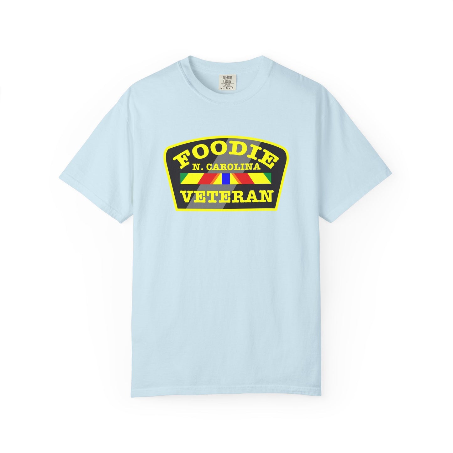 L.O.E.F Foodie Veteran N.CAROLINA Unisex Tee Shirt (Yellow)