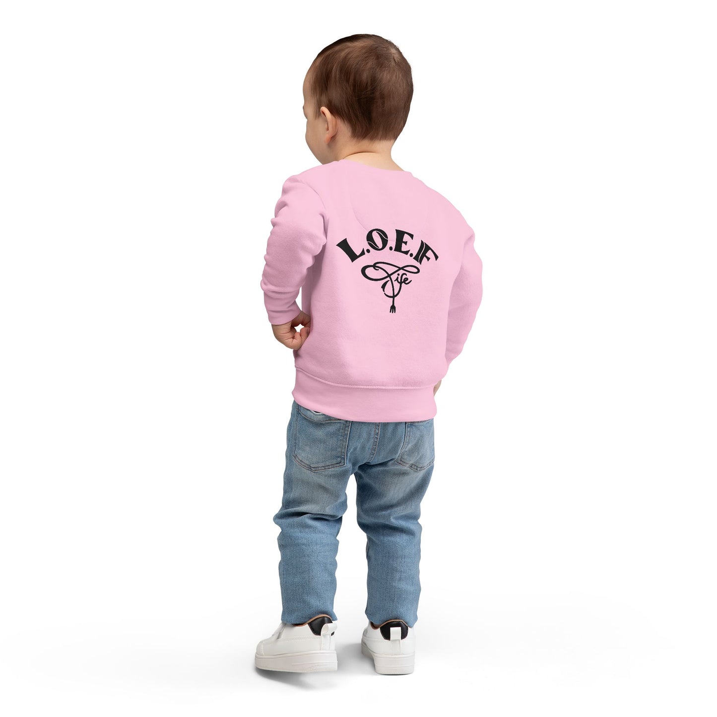 L.O.E.F Foodie 4Life Baby Sweatshirt  (Dark Blue)
