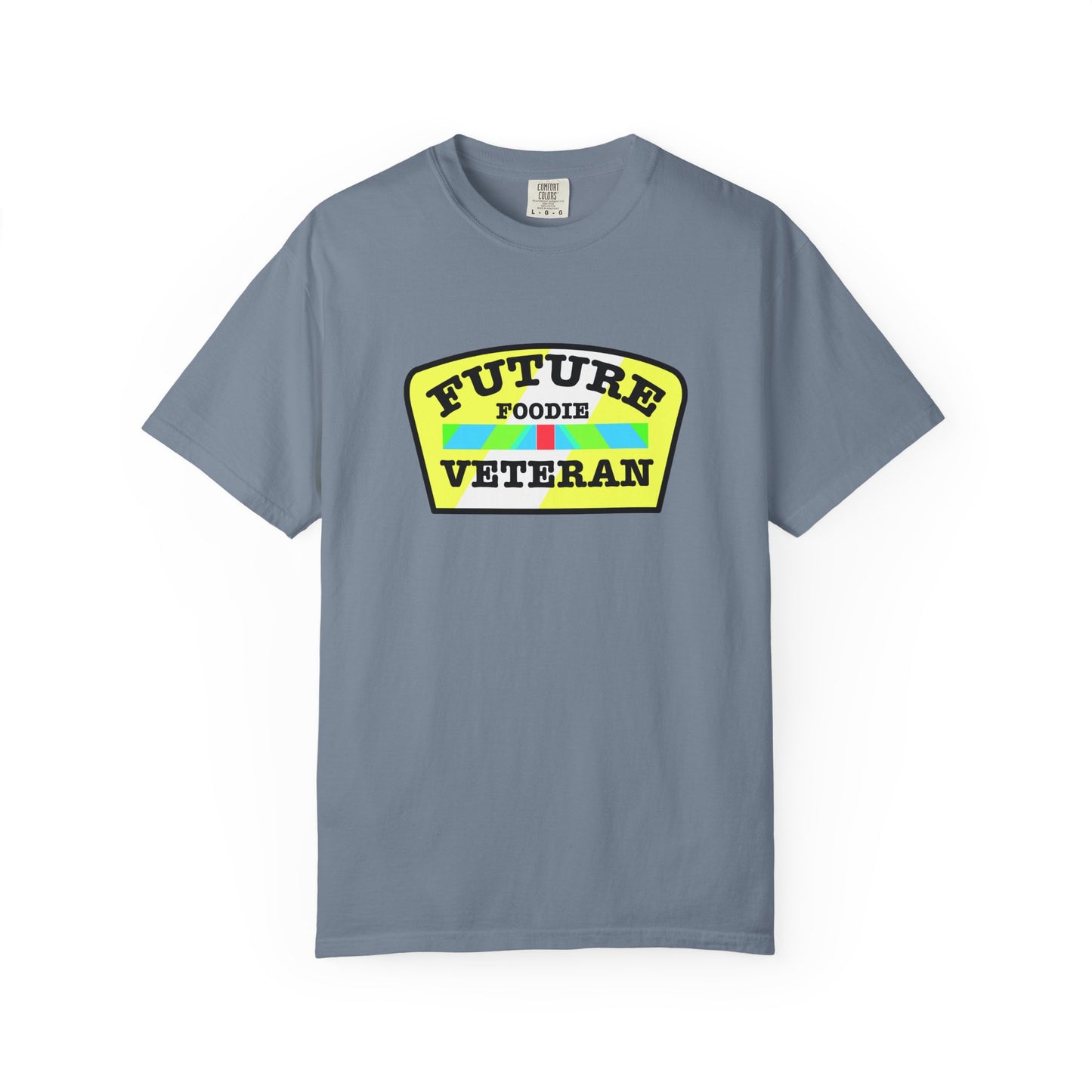 L.O.E.F Future Foodie Veteran Unisex Tee Shirt (Yellow and Black)