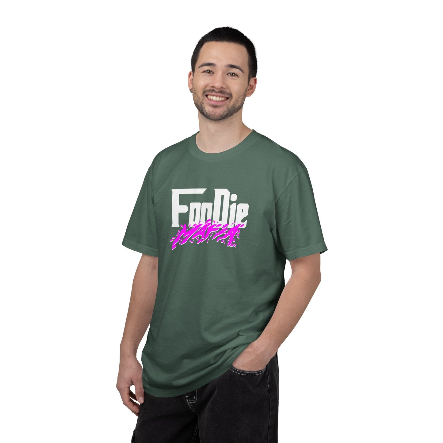 L.O.E.F Foodie Mafia Unisex Tee Shirt  (Purple)