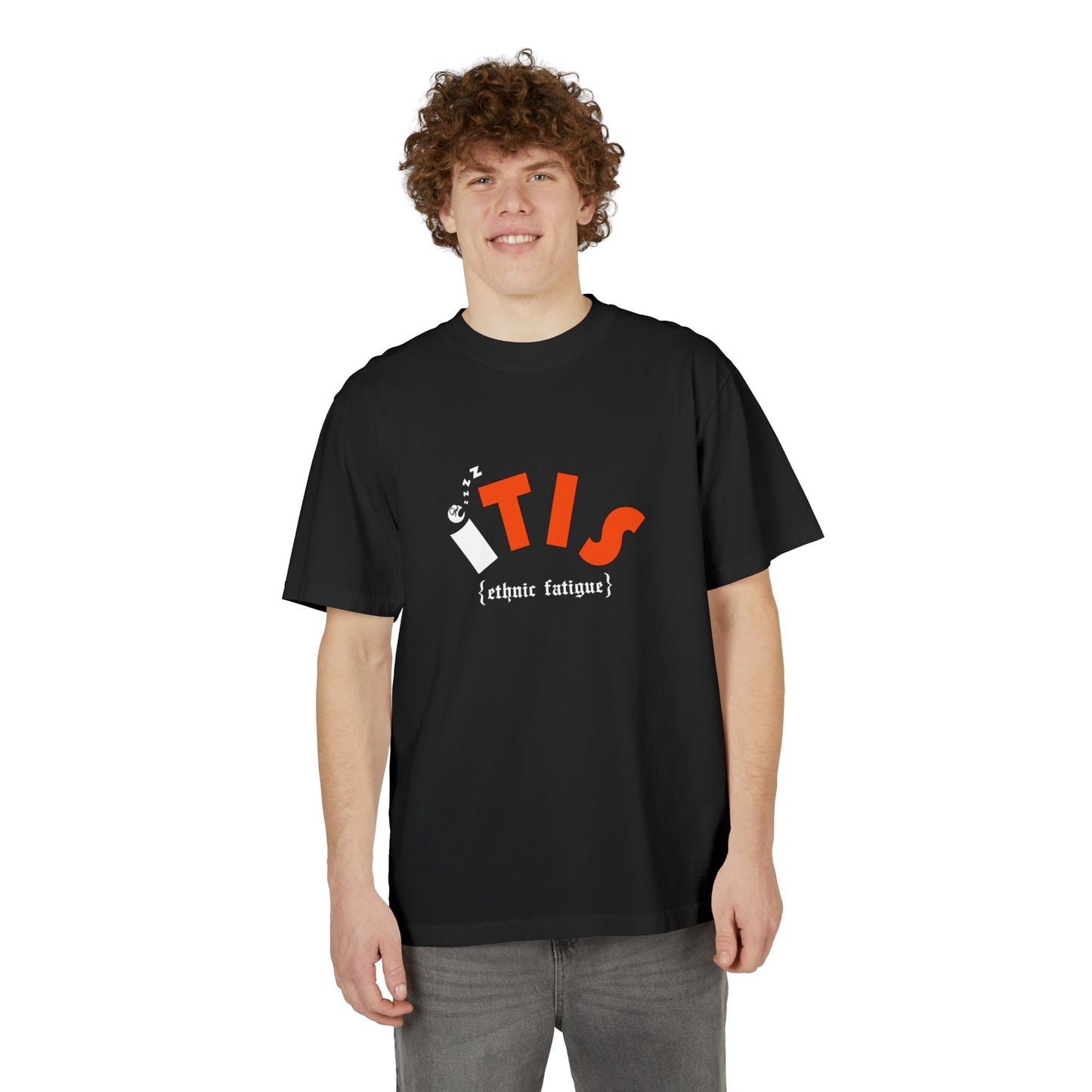 L.O.E.F ITIS Unisex Tee Shirt (White and Red)