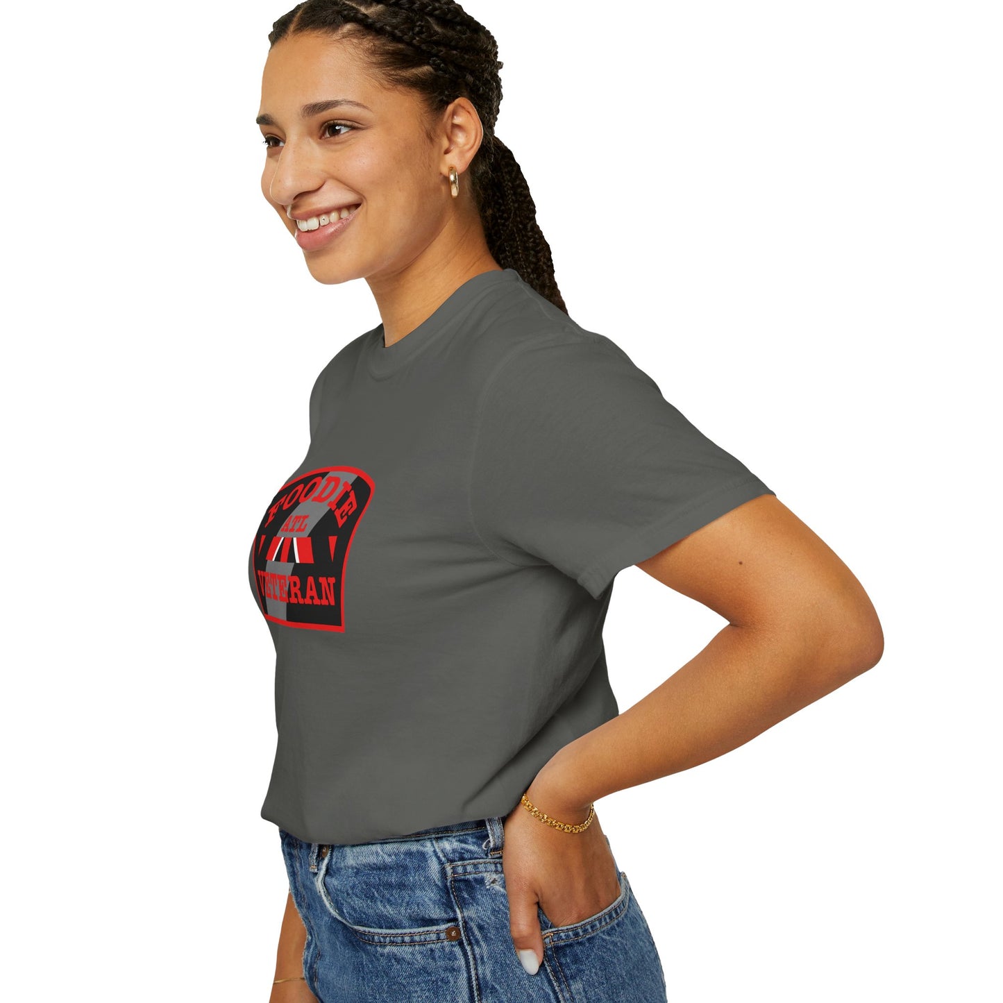 L.O.E.F Foodie Veteran ATL Unisex Tee Shirt (Red)