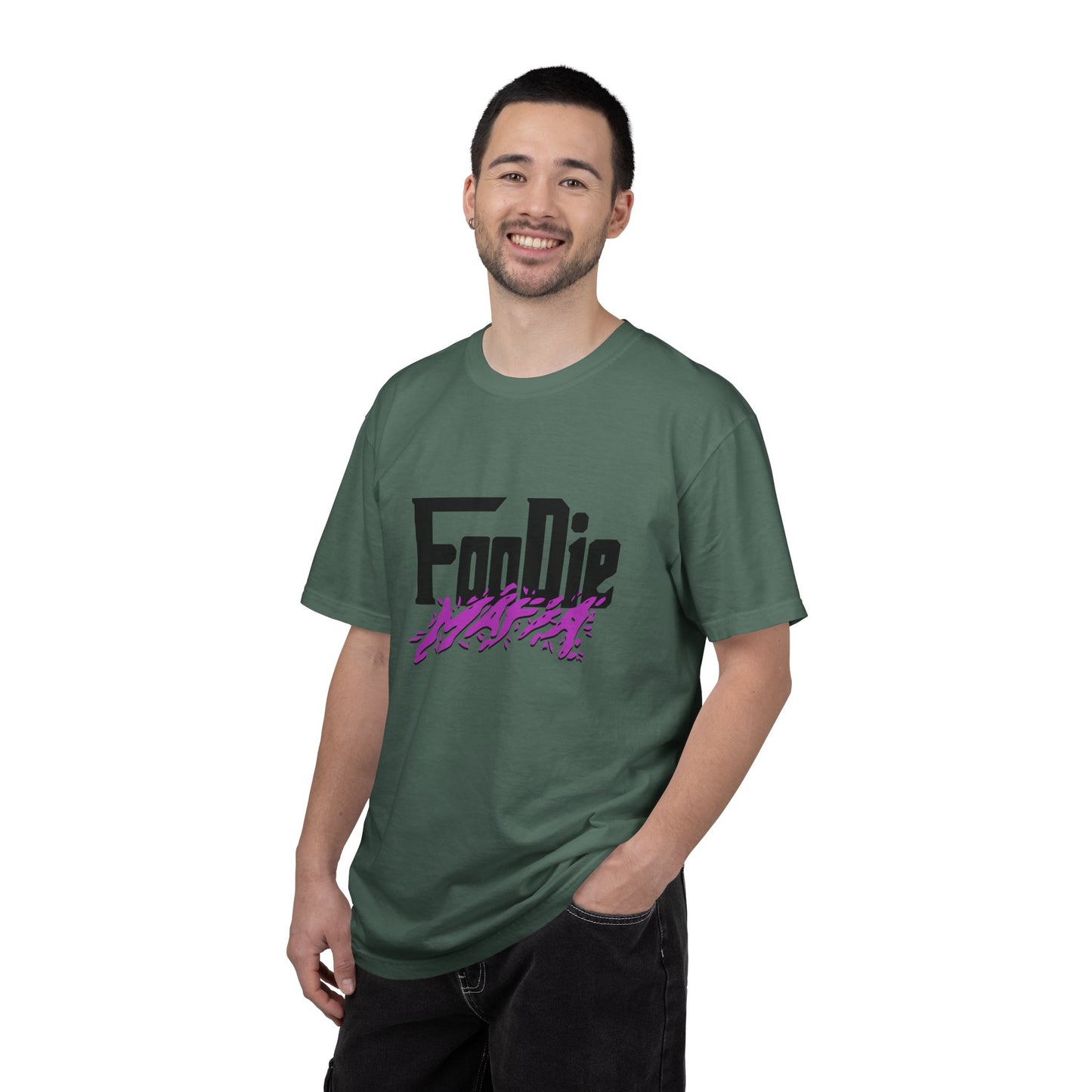 L.O.E.F Foodie Mafia Unisex Tee Shirt (Bright Purple)