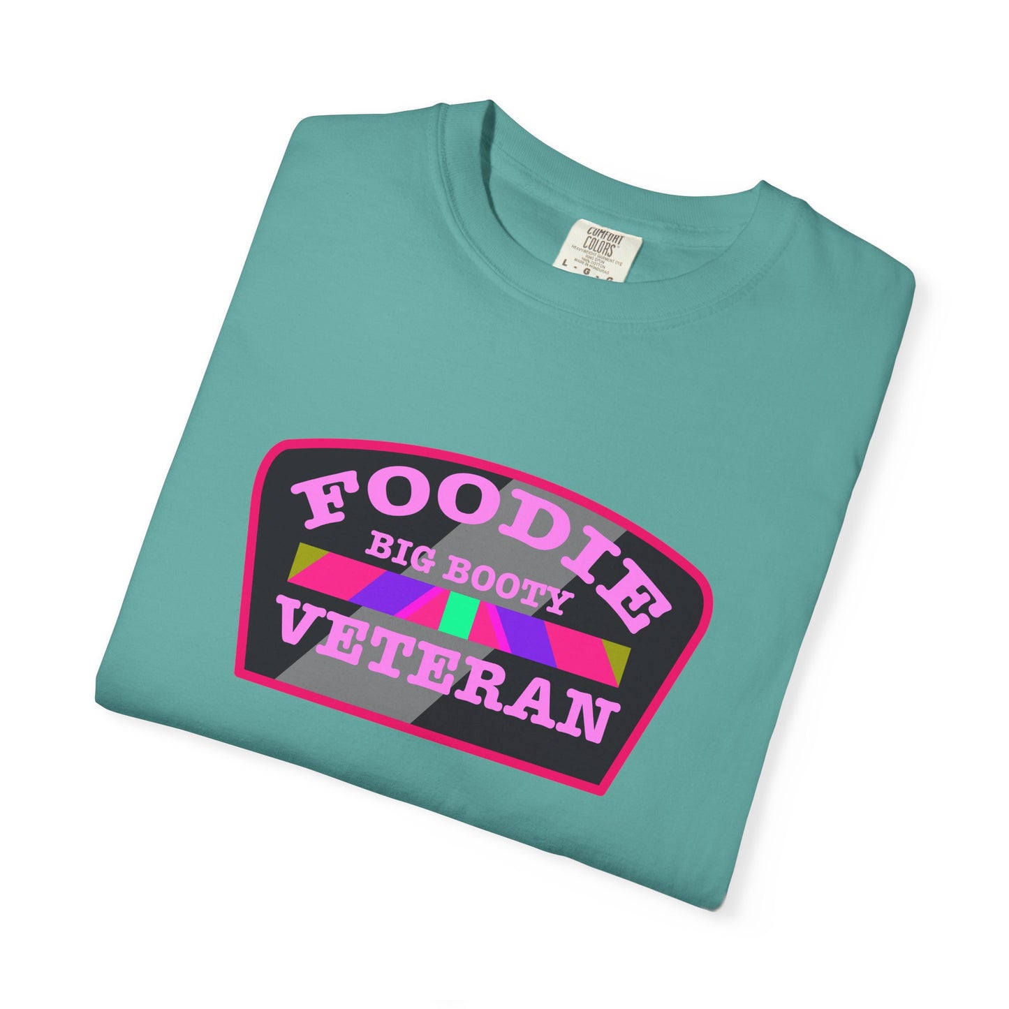 L.O.E.F Foodie Veteran BIG BOOTY Unisex Tee Shirt (Pink)