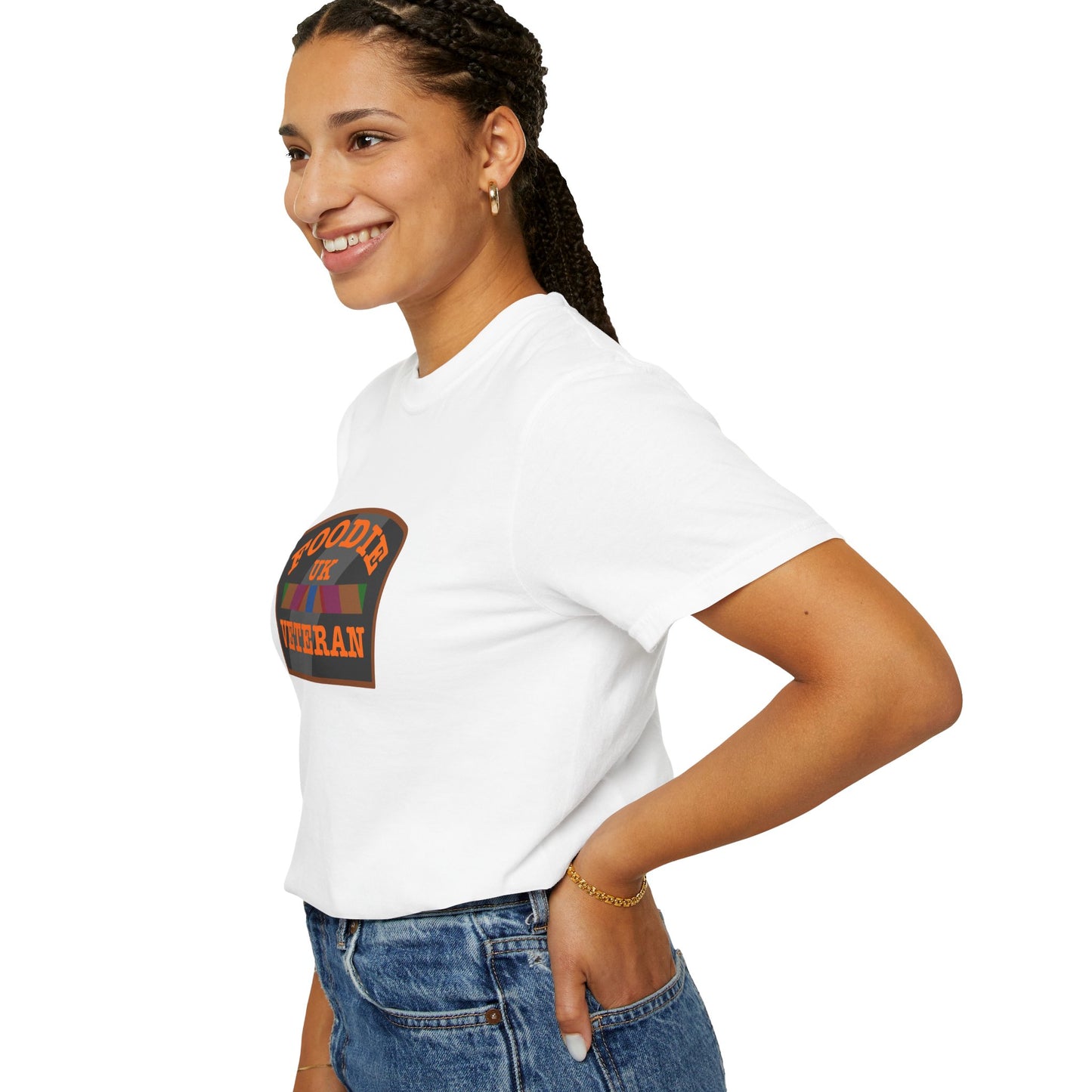L.O.E.F Foodie Veteran UK Unisex Tee Shirt (Orange)