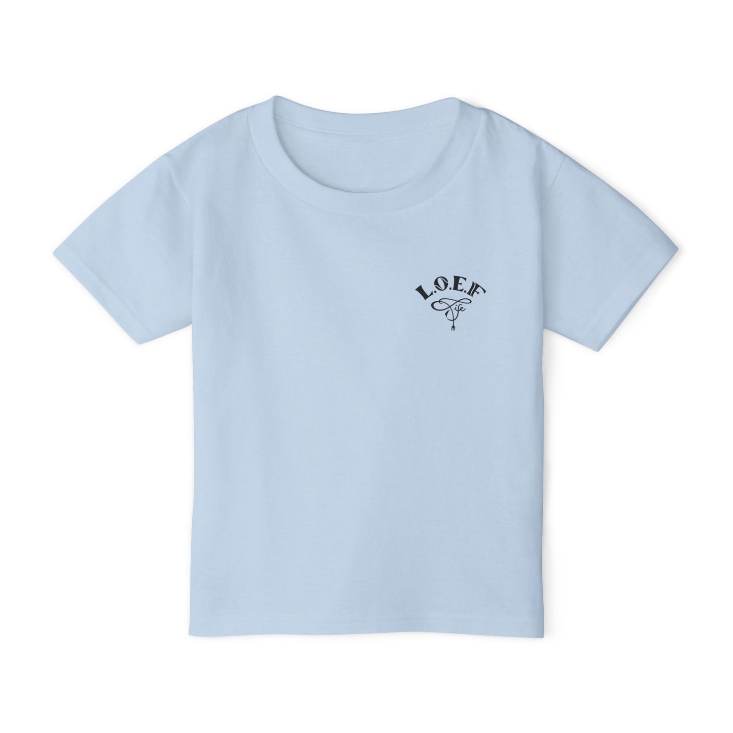 L.O.E.F Foodie 4Life Baby Tee Shirt (Fiery Red)