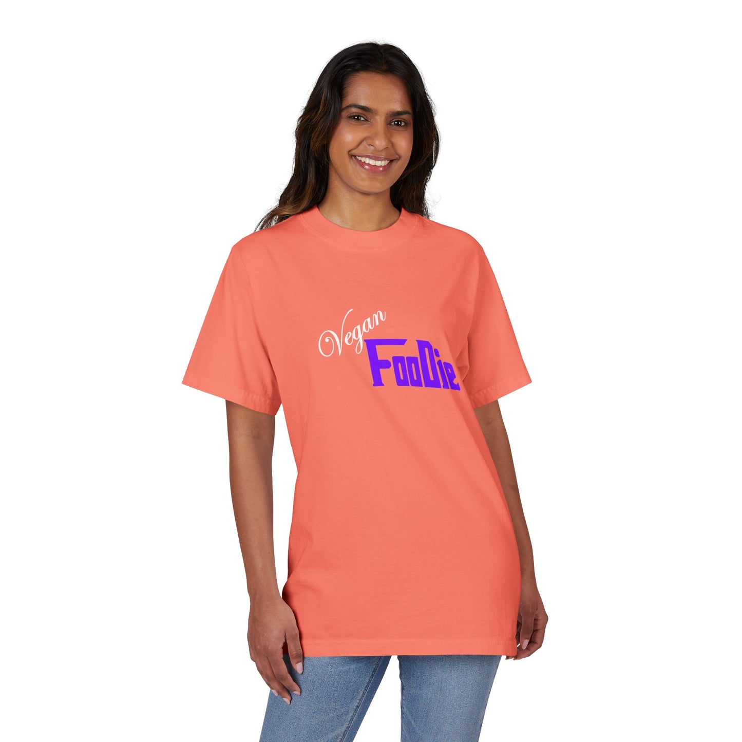 L.O.E.F Unisex Vegan Foodie Tee Shirt (Violet)