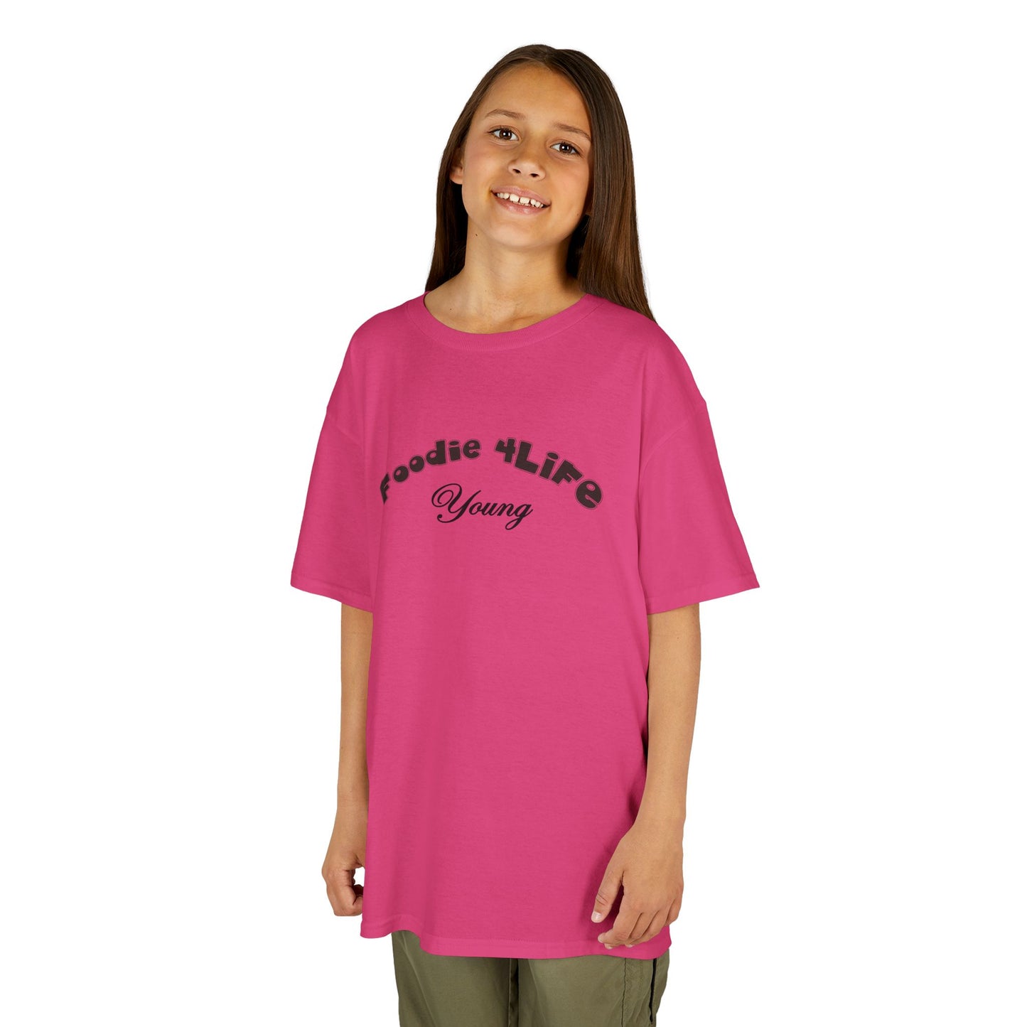 L.O.E.F Foodie 4Life Young Tee Shirt  (Black)