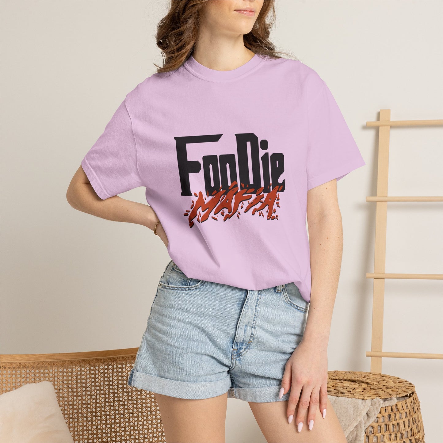 L.O.E.F Foodie Mafia Tee Shirt (Rust)