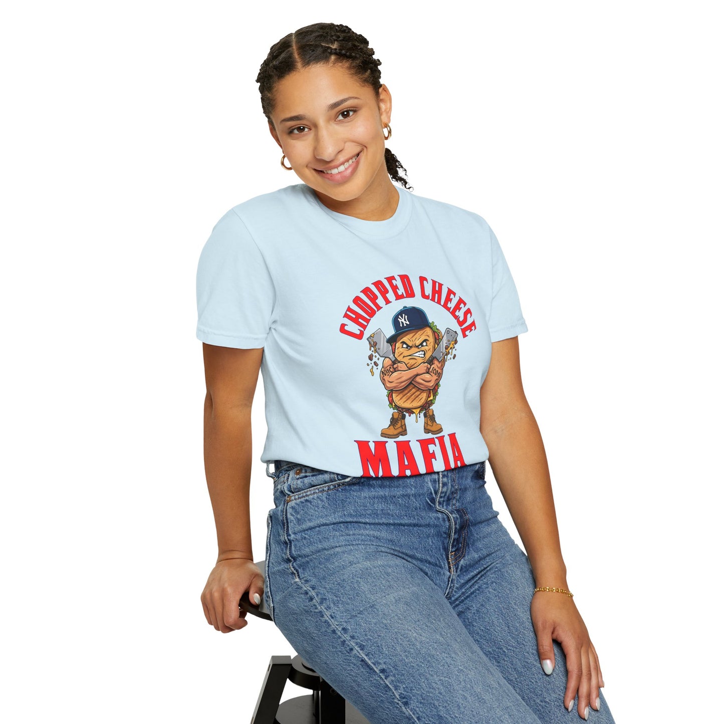 L.O.E.F Mafia Chopped Cheese Unisex Tee Shirt (Red)