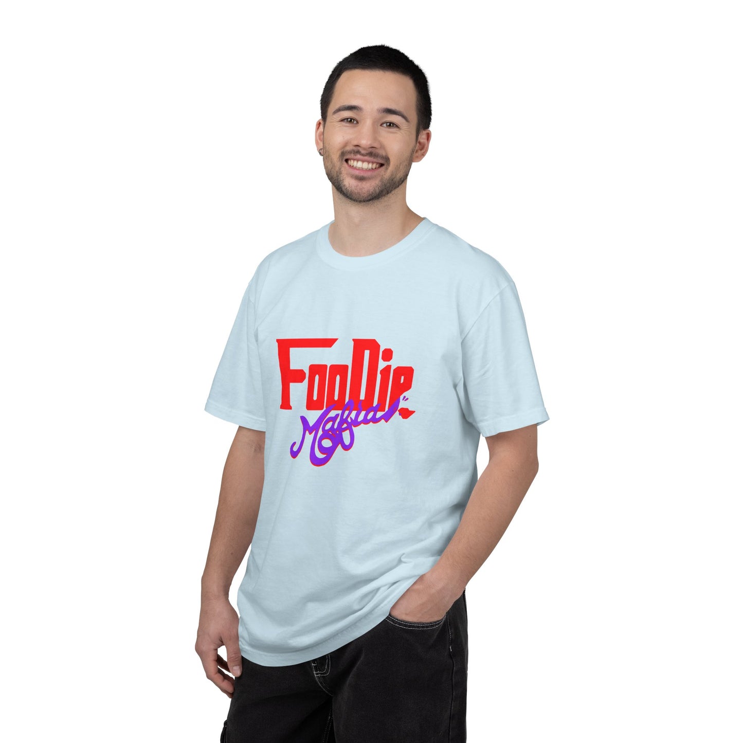 L.O.E.F Red Foodie Mafia Unisex Tee Shirt (Purple)