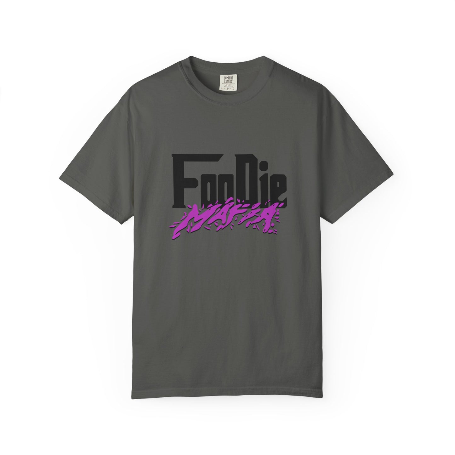 L.O.E.F Foodie Mafia Unisex Tee Shirt (Bright Purple)