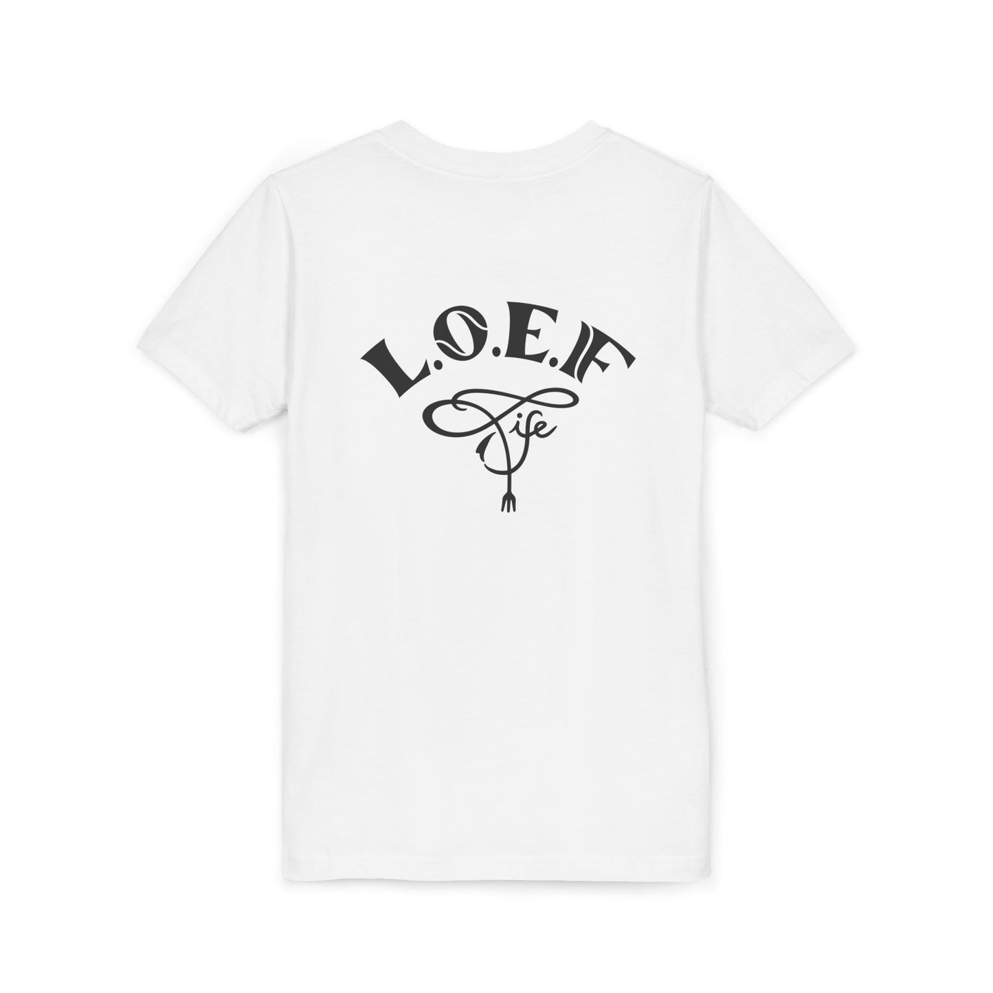 L.O.E.F Foodie 4Life Young Tee Shirt  (Fiery Red)