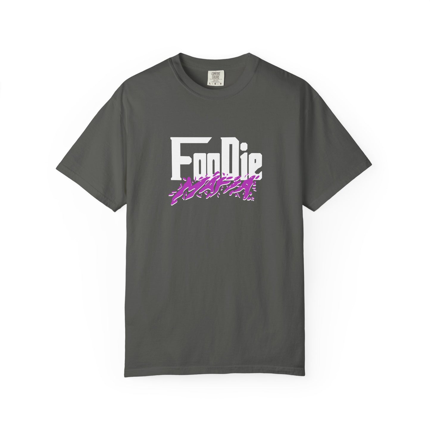 L.O.E.F White Foodie Mafia Tee Shirt (Purple)