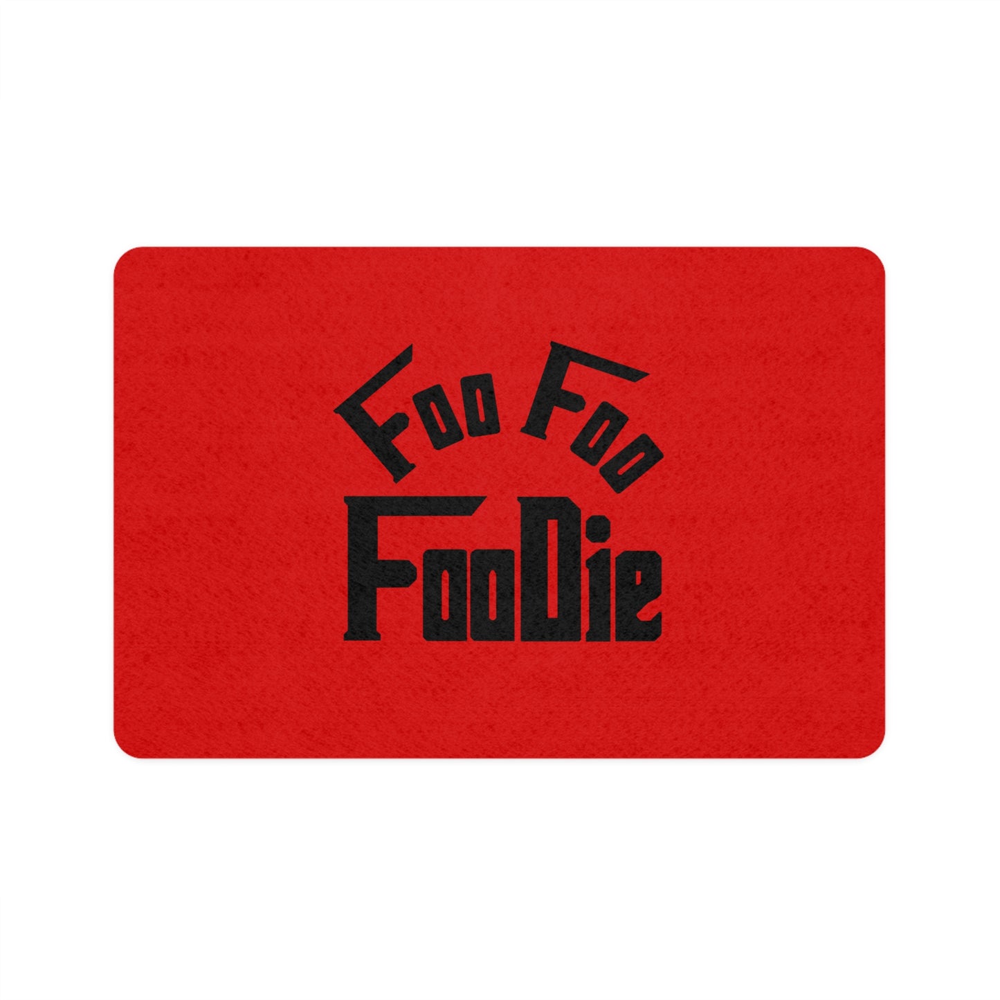 L.O.E.F Foo Foo Foodie Pet Food Mat
