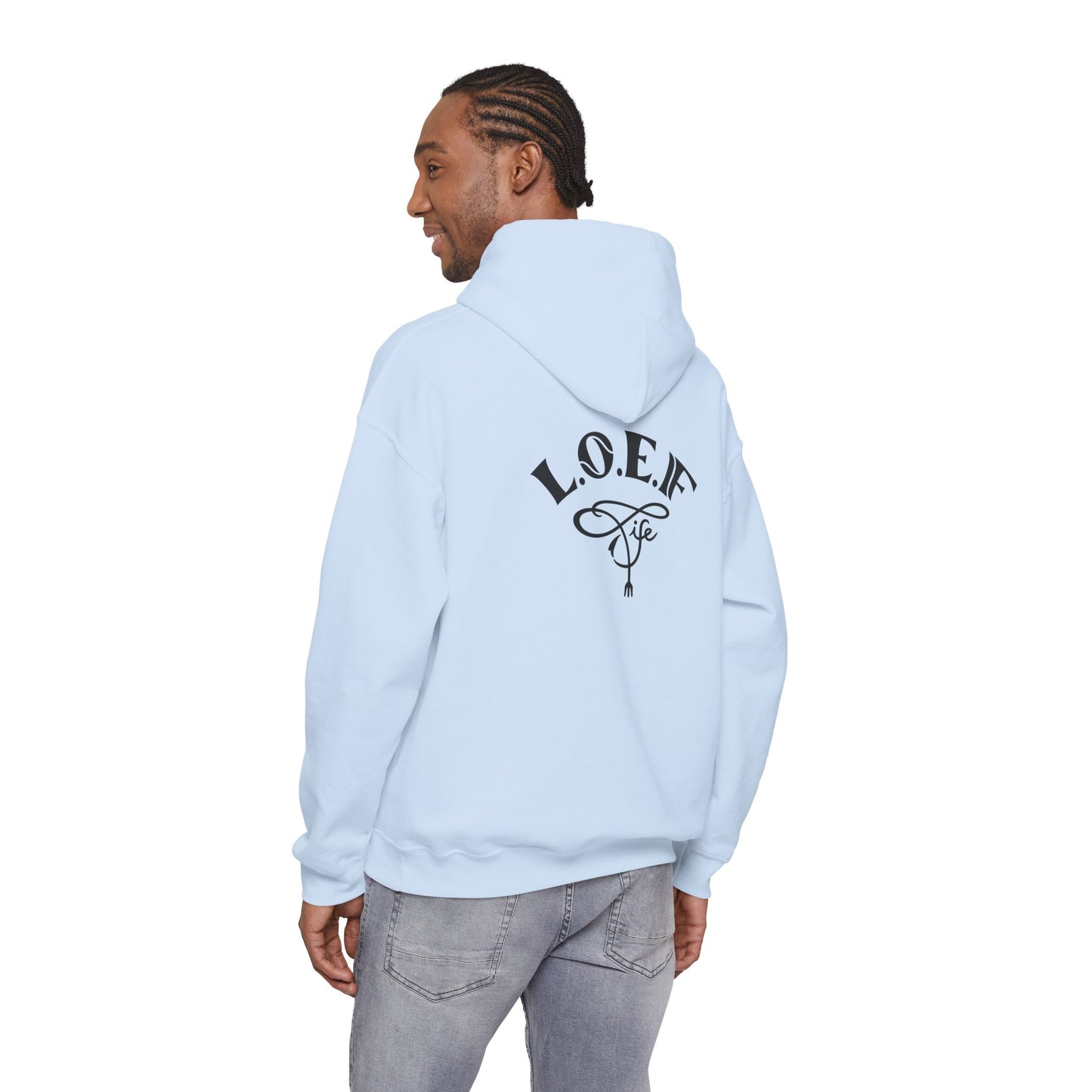 L.O.E.F Foodie 4Life Vegan Hoodie (Fuchsia)
