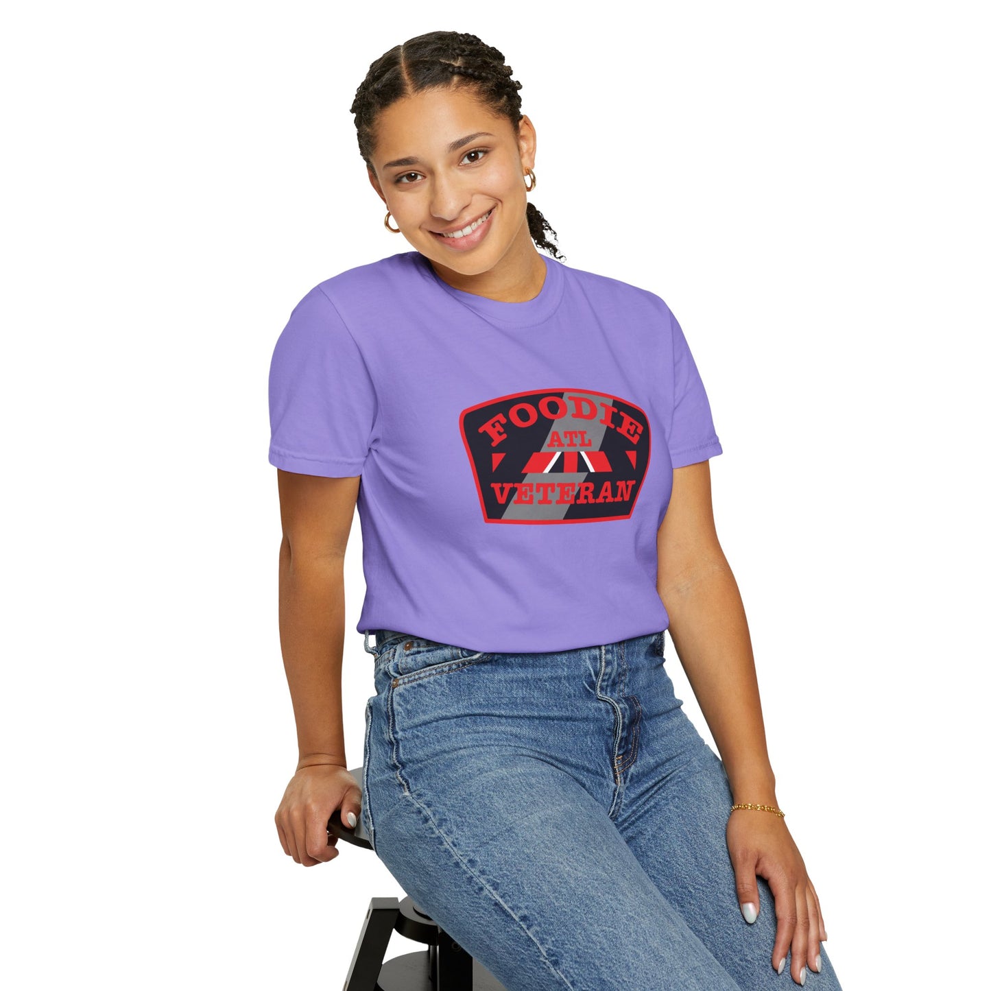 L.O.E.F Foodie Veteran ATL Unisex Tee Shirt (Red)