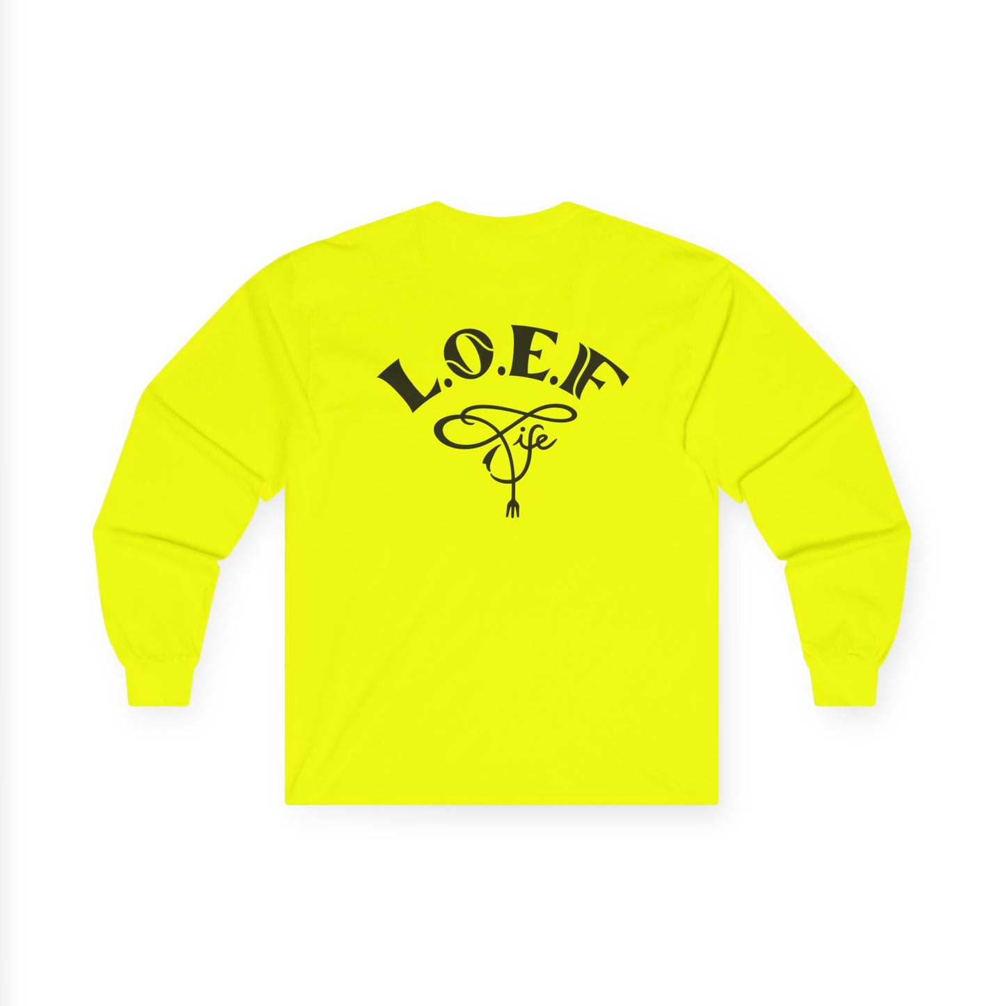 L.O.E.F Foodie 4Life Certified Long Sleeve Tee (Black)