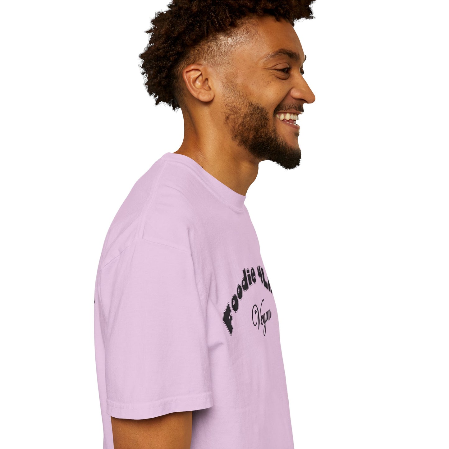 L.O.E.F Foodie 4Life Vegan Unisex Tee Shirt (Black)