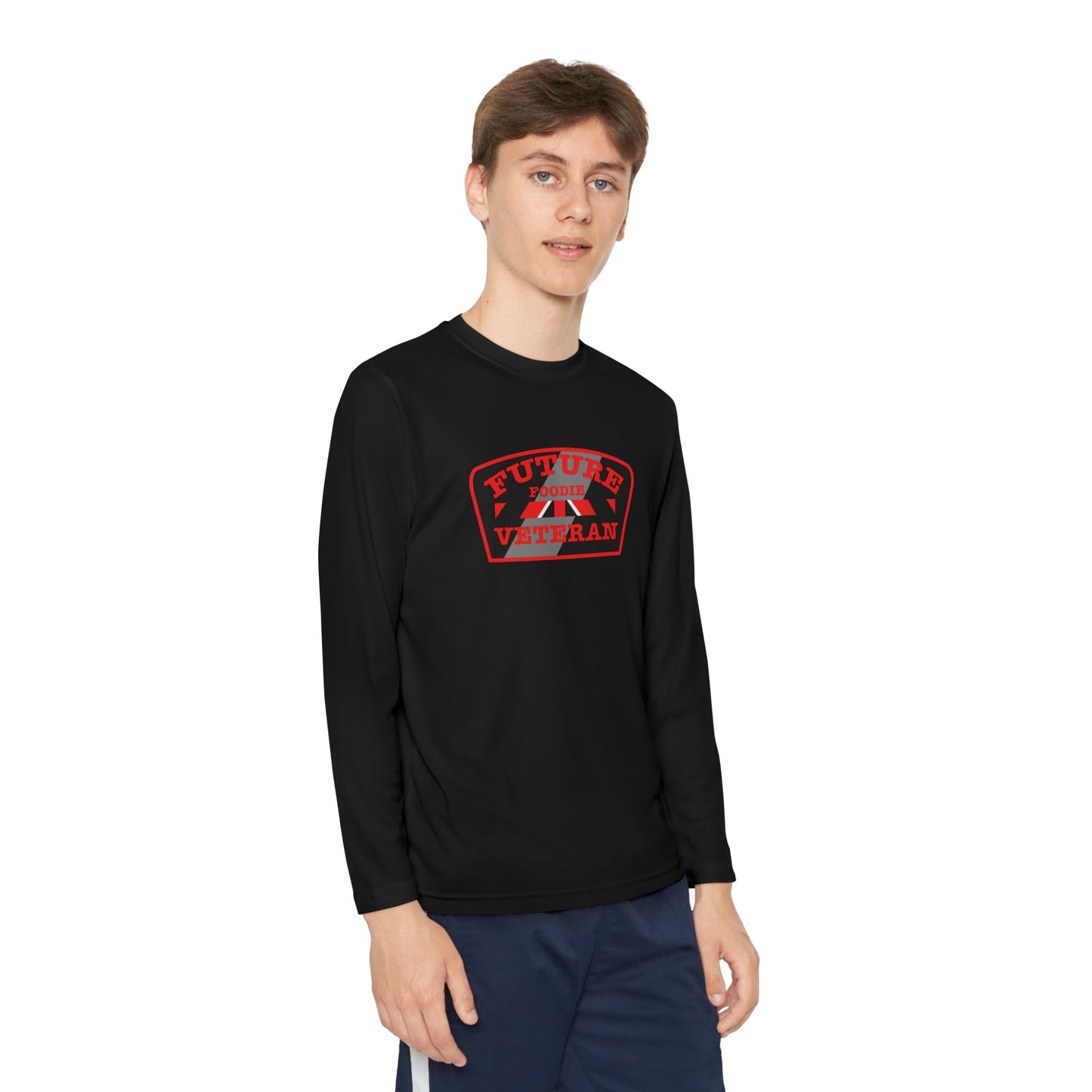 L.O.E.F Future Foodie Veteran Youth Long Sleeve Tee (Red)